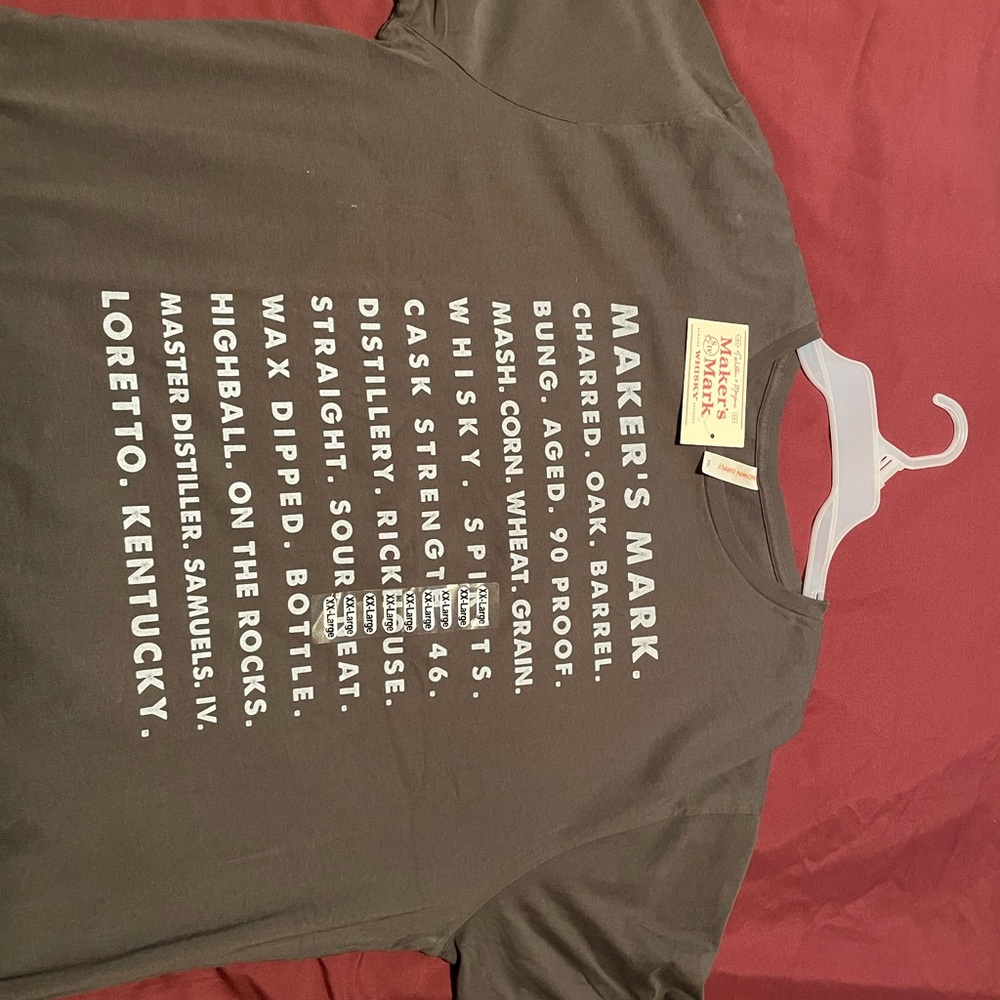 NWT Gray Graphic T-Shirt - Maker’s Mark